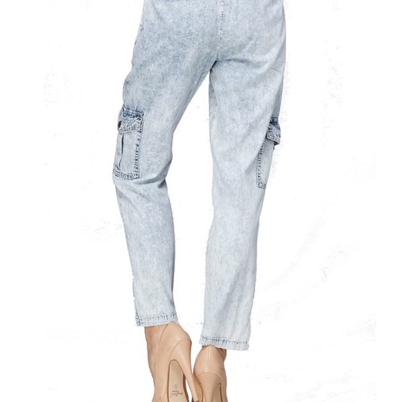 MIND CODE DRAWSTRING CHAMBRAY PANTS SIZE S - Picture 3 of 11